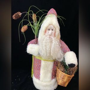 Artist created, handmade, one of a kind, vintage Santas.